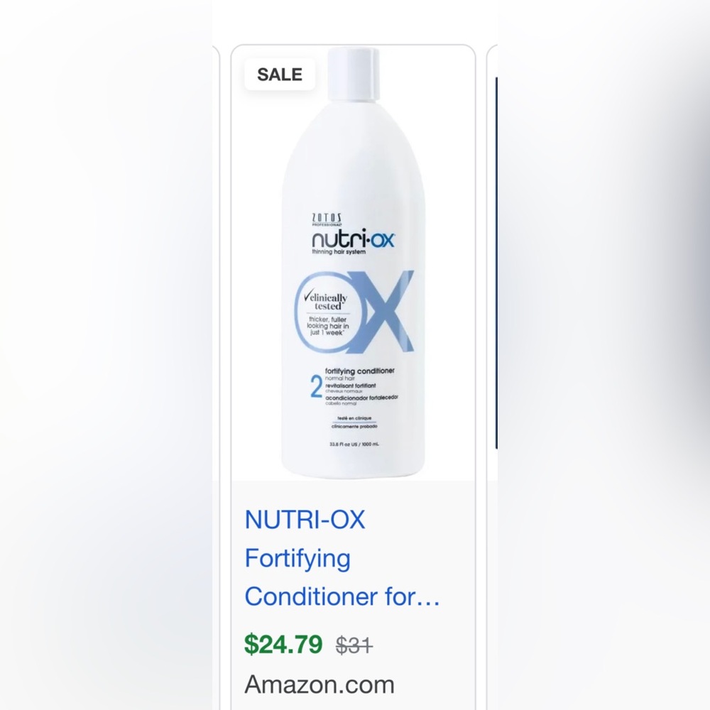 🆕 NUTRI-OX Fortifying Conditioner (33.8 Fl Oz) - Picture 4 of 4